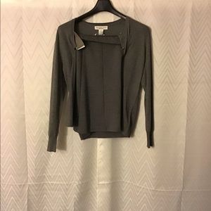 Grey school girl outfit